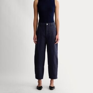Everlane Navy Ankle Cropped Pants